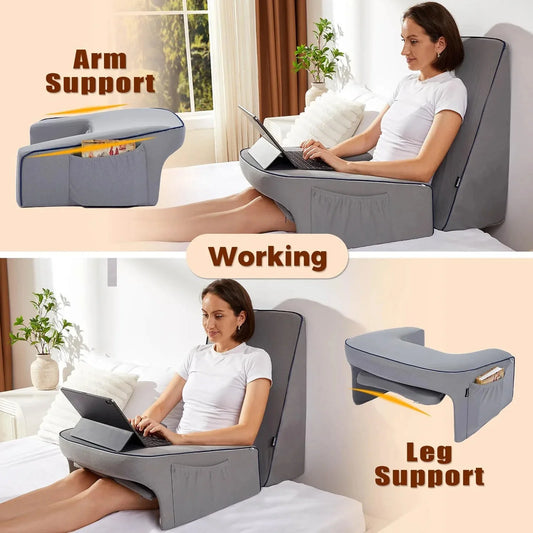 Reading Lap Pillow Laptop Desk for Bed